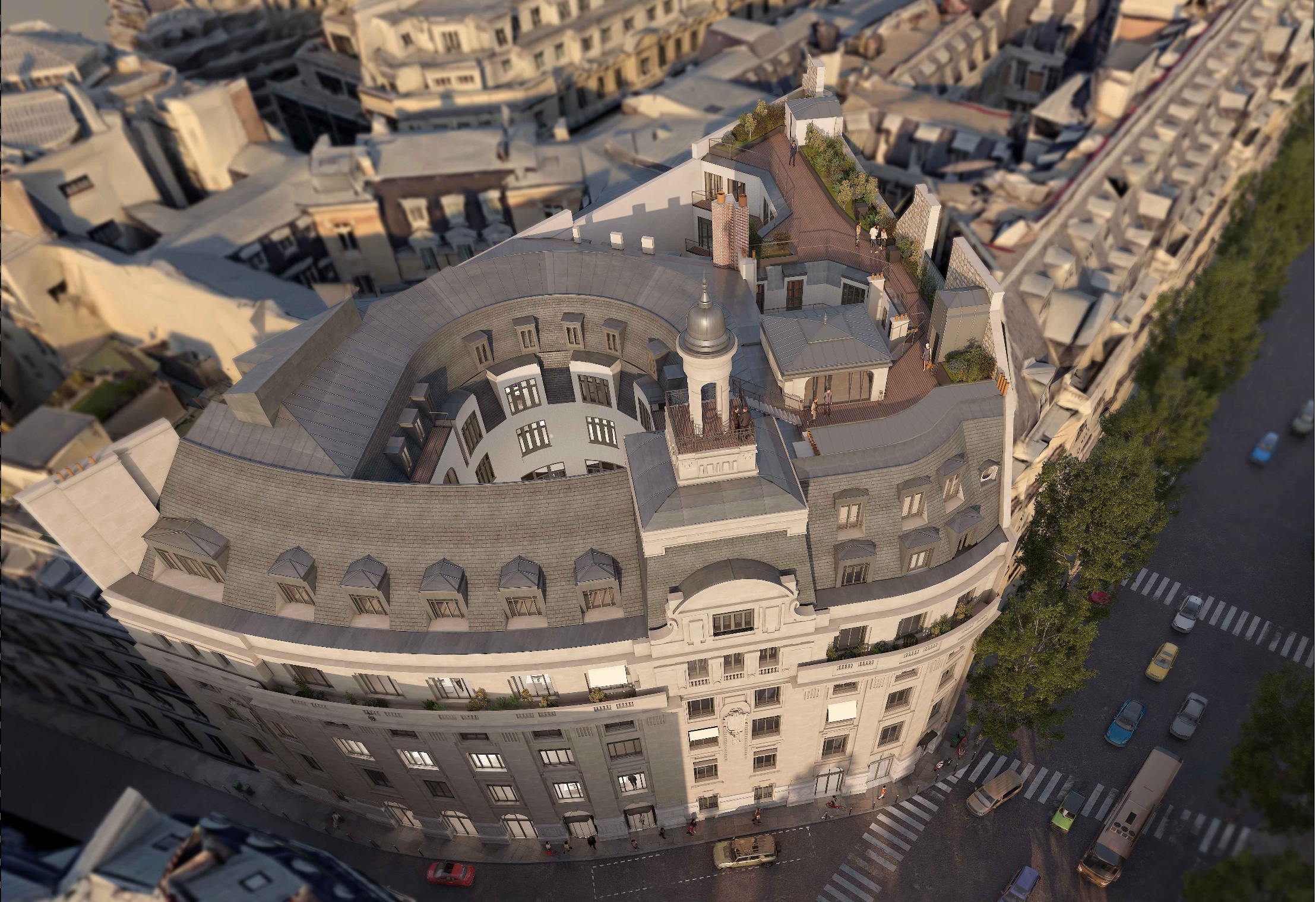 Vue de dessus