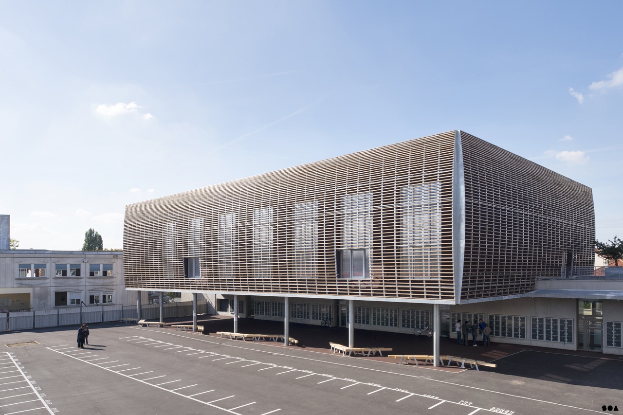 Construction du Collège Jean Jaurès à Villepinte